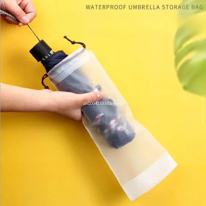 Collapsible Umbrella Storage Waterproof Bag Wet Carry-On