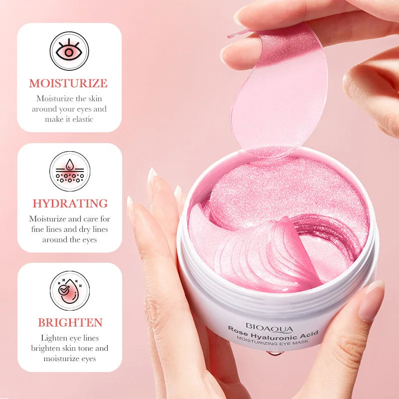 BIOAQUA Rose Hyaluronic Acid Eye Mask Anti Dark Circles
