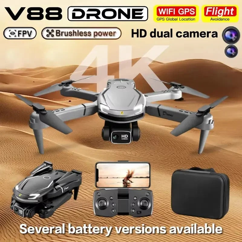 Professional HD V88 Drone 8K 5G GPS Professional