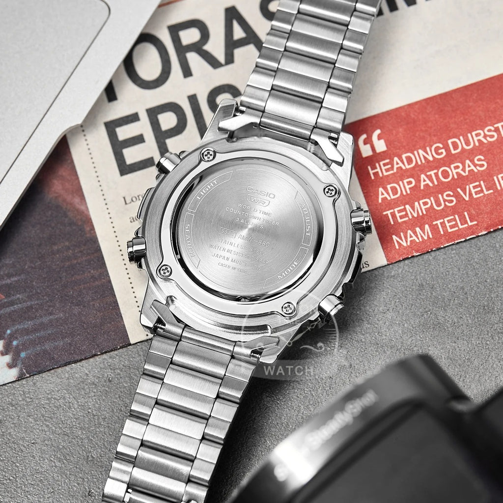 Multifunctional Casio AMW-880D Waterproof Watch